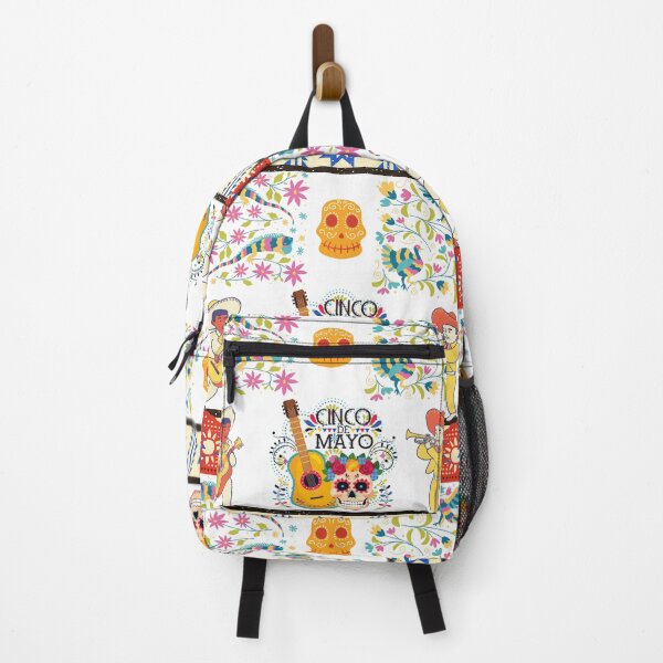 Item preview, Cinco de Mayo Mexican Folk Art – Mariachi Sugar Skull Fiesta designed and sold by DervoTeck2767.