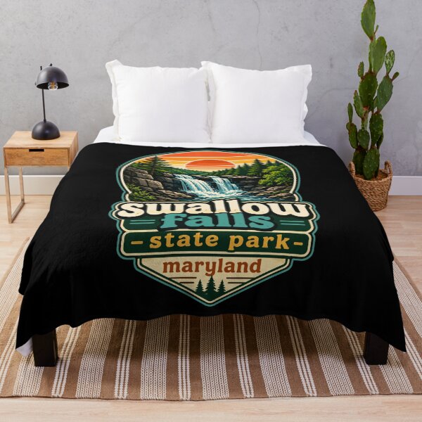 Item preview, Swallow Falls State Park Maryland Retro designed and sold by TomFrontierArt.