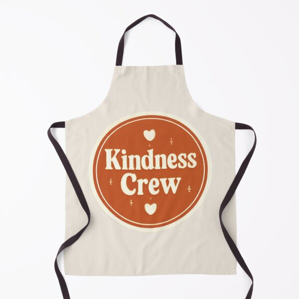 Item preview, Kindness Crew – Retro Boho Affirmation Badge Sticker designed and sold by Cerys-GS.