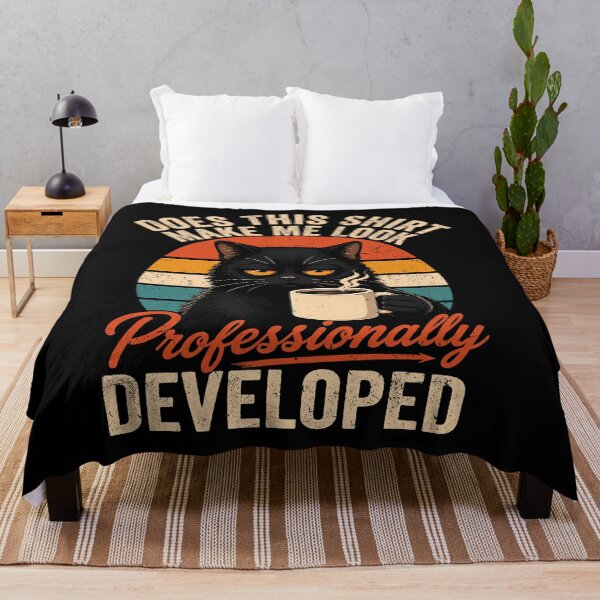 Item preview, Does This Shirt Make Me Look Professionally Developed Funny Software Developer Programmer Design designed and sold by 76Valeria.