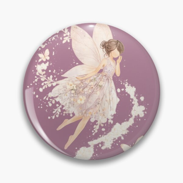 Item preview, Watercolor Fairy Art | Whimsical Floral Fairy Illustration | Fantasy Butterfly Wings | Cottagecore Fairy Wall Art designed and sold by MimiSabu.