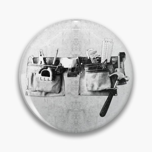Item preview, Fully Loaded Leather Carpenter's Tool Belt designed and sold by Ghoul Enterprises.