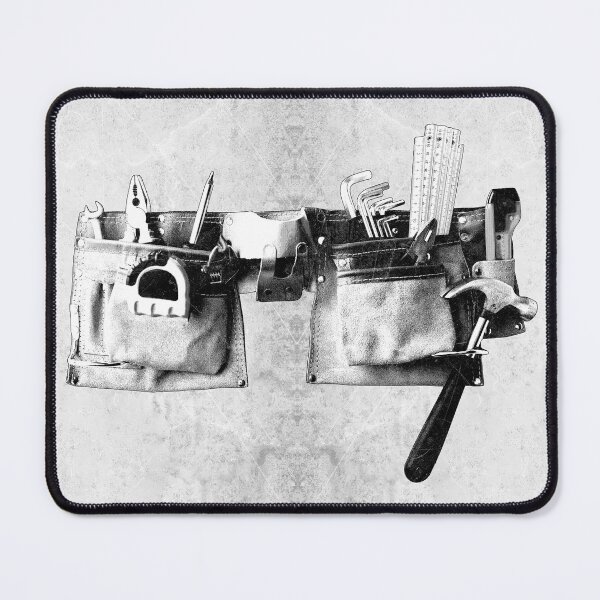 Item preview, Fully Loaded Leather Carpenter's Tool Belt designed and sold by Ghoul Enterprises.