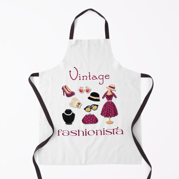 Item preview, Vintage Fashionista (on White) designed and sold by PawsitiveMum3.