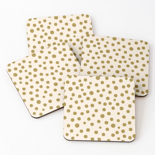 Item preview, Simple Dots in Olive Green  designed and sold by HonestiesPrints.