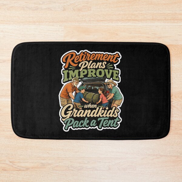 Item preview, Retirement Plans Improve When Grandkids Pack A Tent designed and sold by ColeLaniTrading.