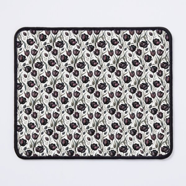 Item preview, Dark Cottagecore Night Tulip / Gothic Botanical Floral Wallpaper designed and sold by Mousy17.
