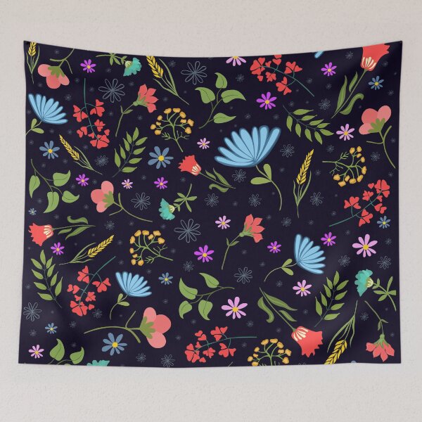 Item preview, Seamless Floral Pattern Vintage Botanical Flower Art designed and sold by crevettedesign.