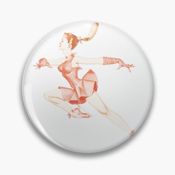 Item preview, Ice Skater by George Petty - Vintage Figure Skater Print | Elegant Ice Skating Wall Art | Retro Winter Sports Illustration designed and sold by RickE.