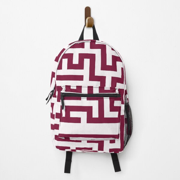Item preview, Modern Rose Bud Cherry, Wine Red Maze Pattern designed and sold by WD-Artist.