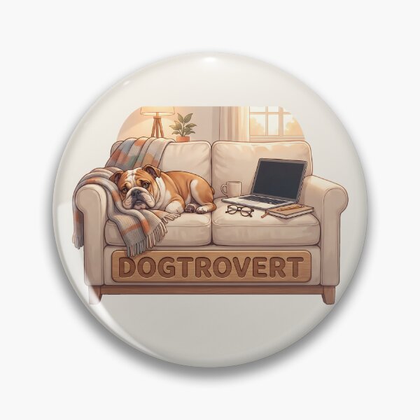 Item preview, Cozy Dogtrovert English Bulldog Sofa designed and sold by MythicCotton.