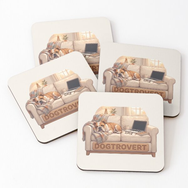 Item preview, Cozy Dogtrovert English Bulldog Sofa designed and sold by MythicCotton.