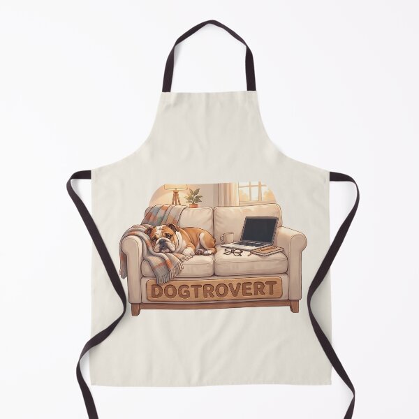 Item preview, Cozy Dogtrovert English Bulldog Sofa designed and sold by MythicCotton.