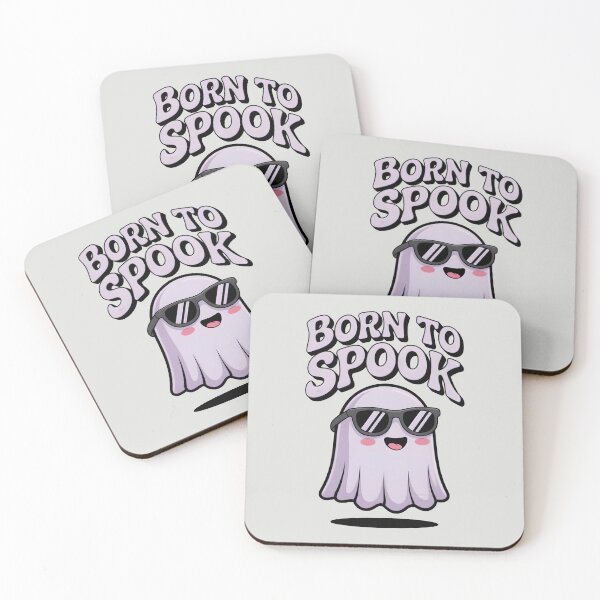Item preview, Born to Spook – Funny Halloween Ghost Design designed and sold by Jollys-ArtShop.