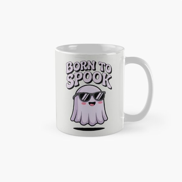 Item preview, Born to Spook – Funny Halloween Ghost Design designed and sold by Jollys-ArtShop.