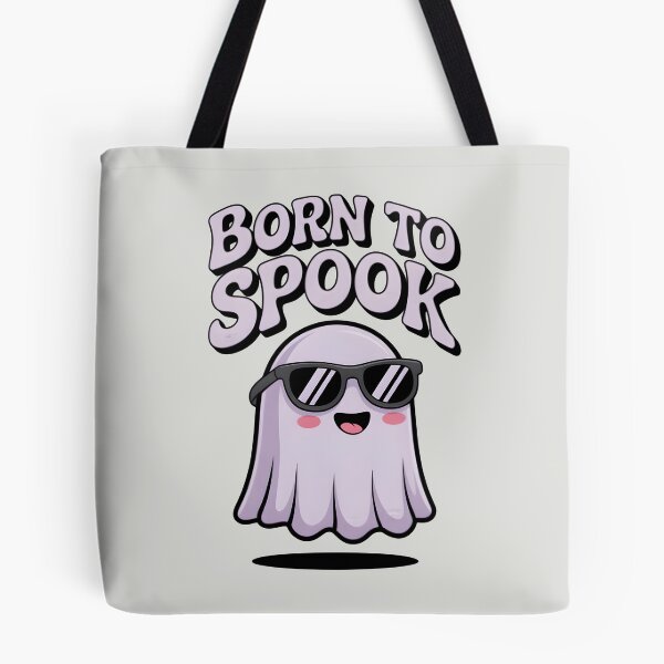 Item preview, Born to Spook – Funny Halloween Ghost Design designed and sold by Jollys-ArtShop.