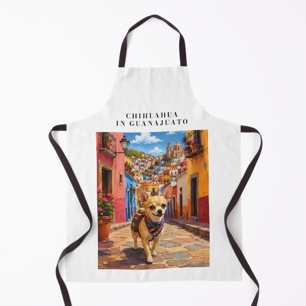 Item preview, Chihuahua walking through Guanajuato designed and sold by Nomad-Paws.
