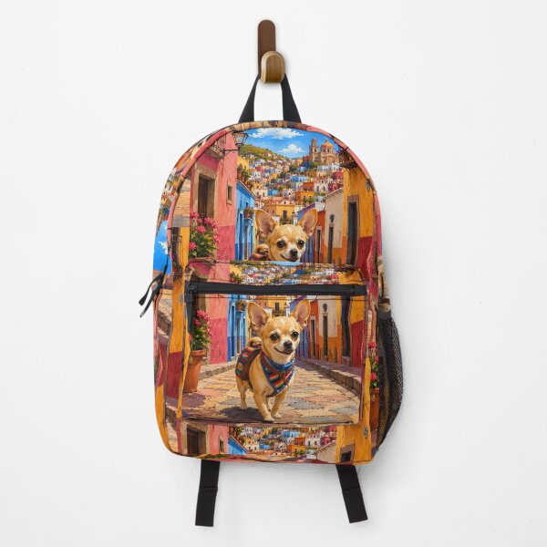 Item preview, Chihuahua walking through Guanajuato designed and sold by Nomad-Paws.