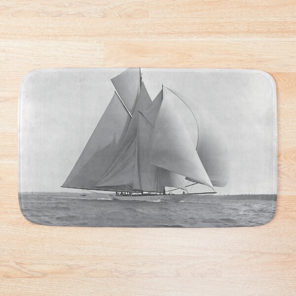 Item preview, Westward racing at Beken of Cowes nautical sailing maritime black and white fine art photograph designed and sold by Astrid Arkhangelsky.