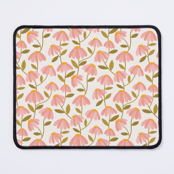 Item preview, Climbing Doodle Daisies in Pink designed and sold by HonestiesPrints.