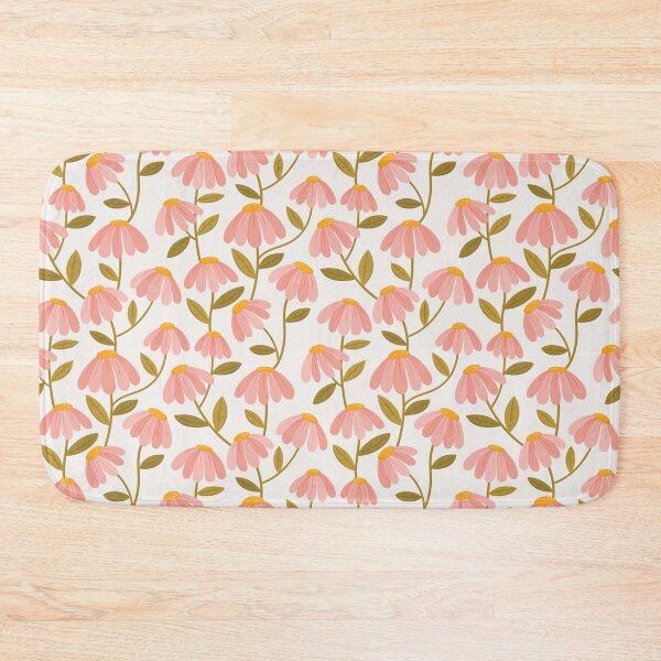 Item preview, Climbing Doodle Daisies in Pink designed and sold by HonestiesPrints.