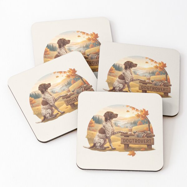 Item preview, Vintage Dogtrovert Pointer Autumn Overlook designed and sold by MythicCotton.