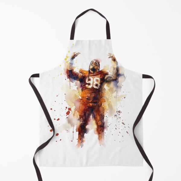 Item preview, American Football Player Celebration #98 Watercolor Art designed and sold by Cucuzeus.
