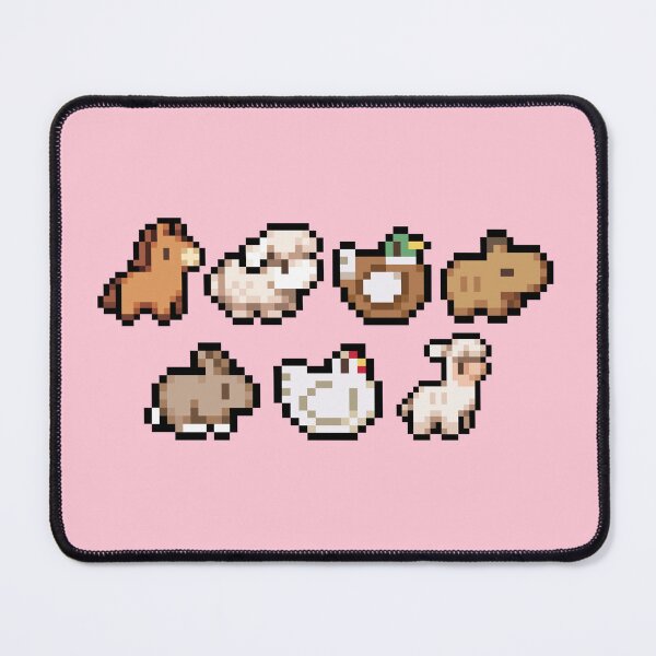Item preview, Fields of Mistria - Farm Animals - Pink designed and sold by Cosy-Migraines.