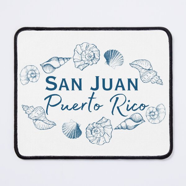 Item preview, San Juan Puerto Rico – Vintage Nautical Seashell Sketch Design designed and sold by DonnaRaine.