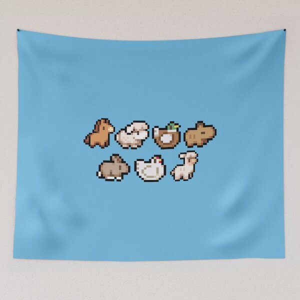 Item preview, Fields of Mistria - Farm Animals - Blue designed and sold by Cosy-Migraines.