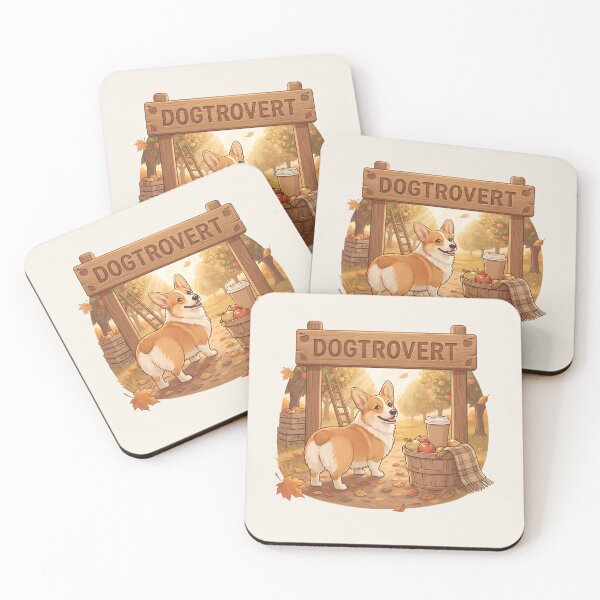 Item preview, Cute Dogtrovert Corgi Apple Orchard Harvest designed and sold by MythicCotton.
