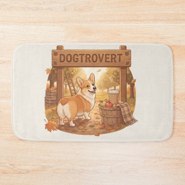 Item preview, Cute Dogtrovert Corgi Apple Orchard Harvest designed and sold by MythicCotton.