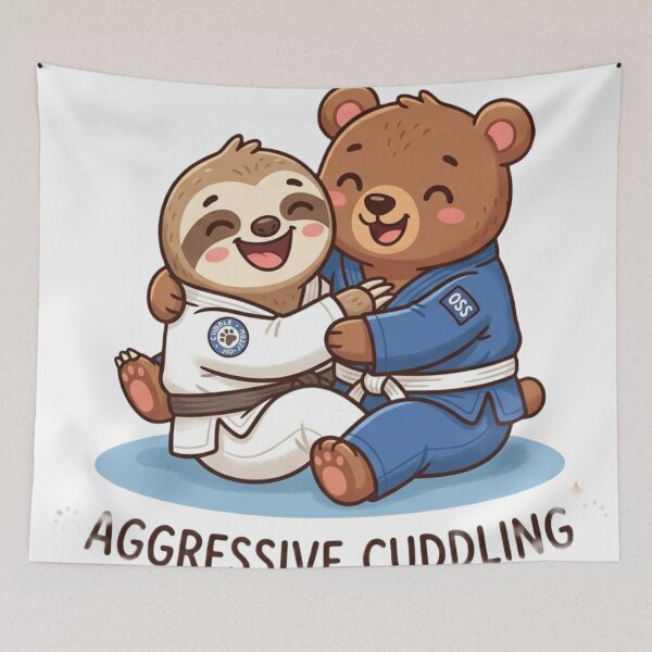 Item preview, Aggressive Cuddling Animal BJJ designed and sold by Martial-Art-23.