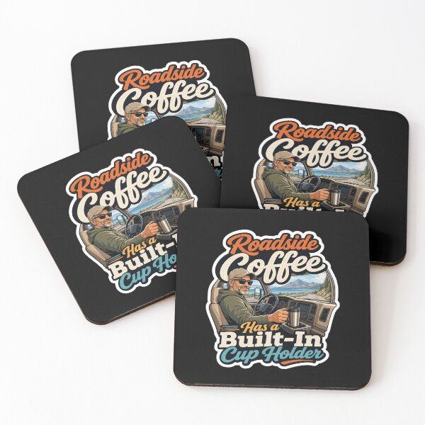 Item preview, Roadside Coffee Has A Built In Cup Holder designed and sold by ColeLaniTrading.