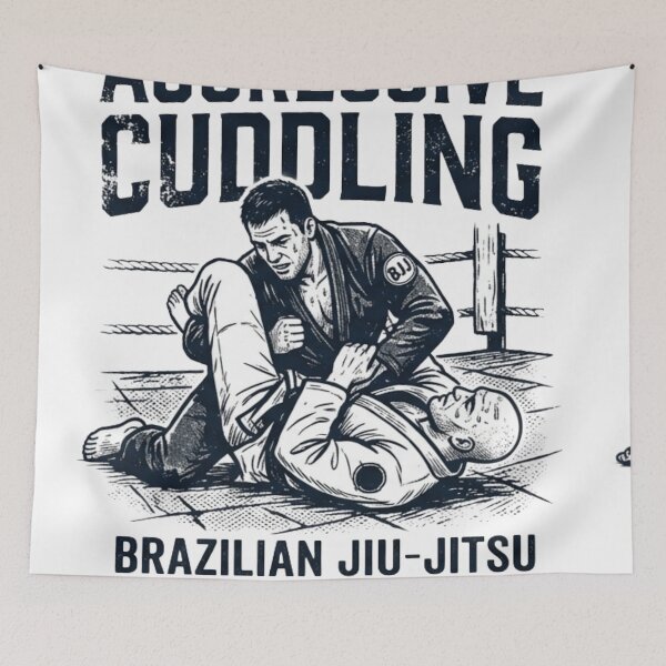 Item preview, Aggressive Cuddling Vintage BJJ designed and sold by Martial-Art-23.