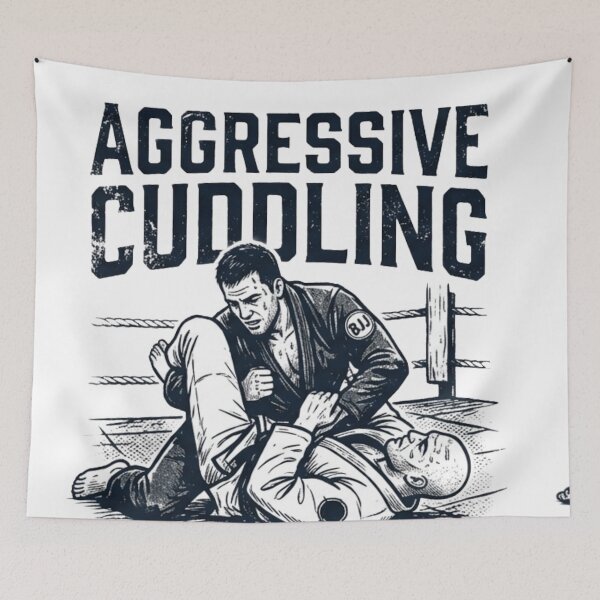 Item preview, Aggressive Cuddling Vintage BJJ designed and sold by Martial-Art-23.