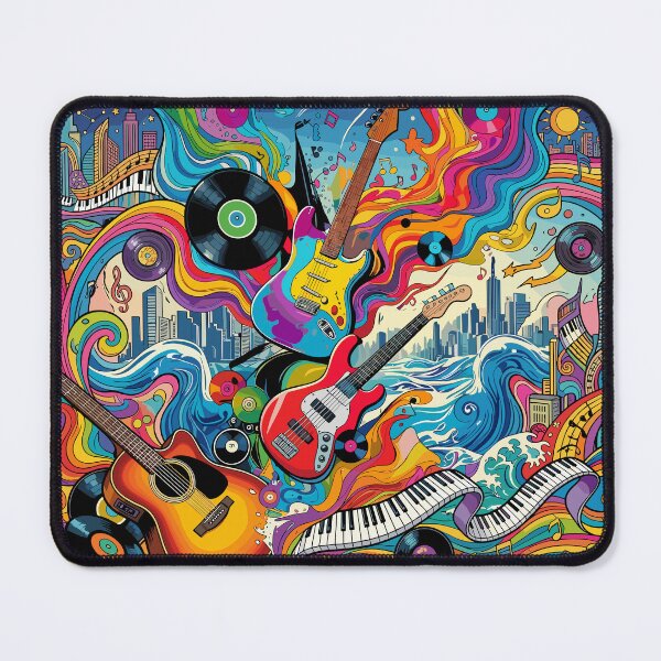 Item preview, Psychedelic Rock Music City Symphony designed and sold by Far Out Goods.
