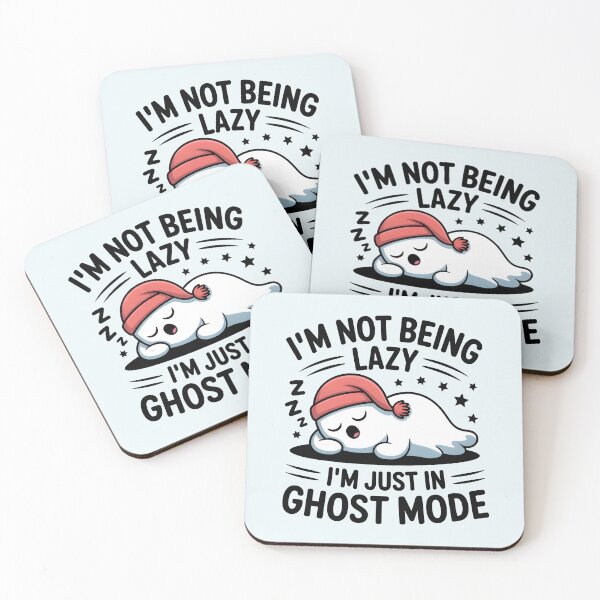 Item preview, I’m Not Being Lazy, I’m Just in Ghost Mode – Funny Halloween Ghost Design designed and sold by Jollys-ArtShop.