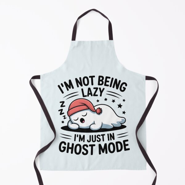 Item preview, I’m Not Being Lazy, I’m Just in Ghost Mode – Funny Halloween Ghost Design designed and sold by Jollys-ArtShop.