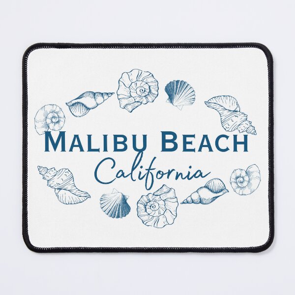 Item preview, Malibu Beach California – Nautical Seashell Art designed and sold by DonnaRaine.