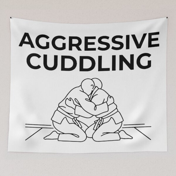Item preview, Aggressive Cuddling Minimalist BJJ designed and sold by Martial-Art-23.