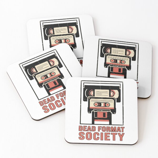 Item preview, Dead format society Retro Vintage Minimalist Graphic designed and sold by Probably Fine Design.