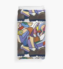 Old Atlas Duvet Cover
