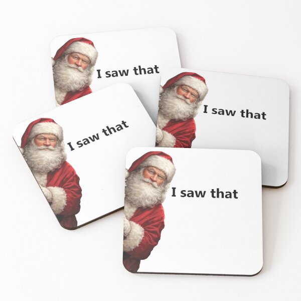 Item preview, Santa I saw that meme  designed and sold by Gravy-tee07.
