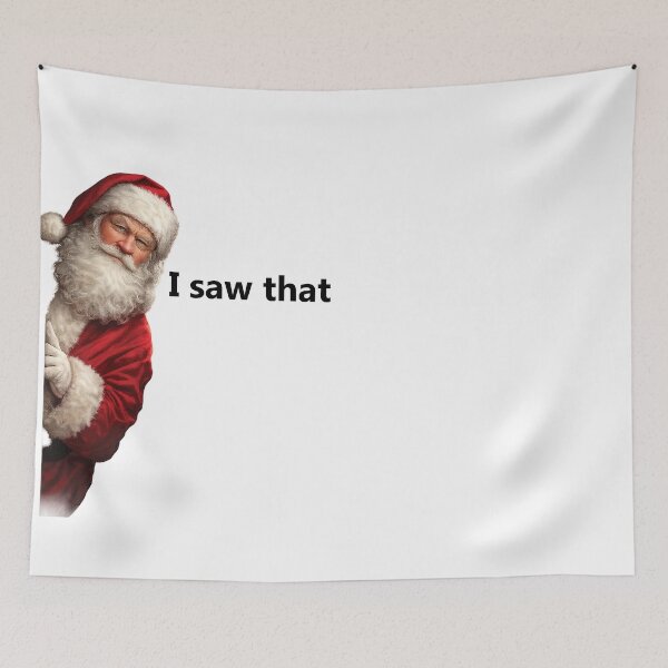 Item preview, Santa I saw that meme  designed and sold by Gravy-tee07.