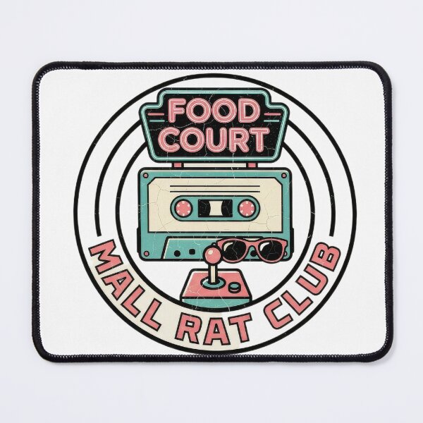 Item preview, Mall Rat club Retro Vintage Minimalist Graphic designed and sold by Probably Fine Design.