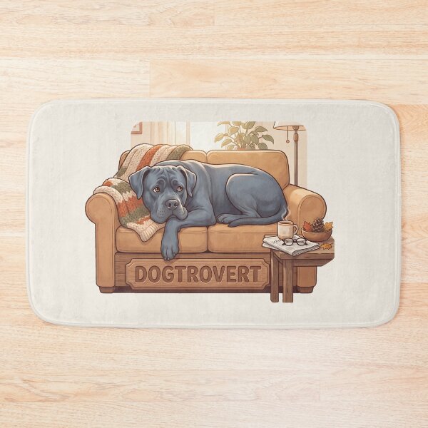 Item preview, Cozy Dogtrovert Grey Mastiff Autumn Sofa designed and sold by MythicCotton.