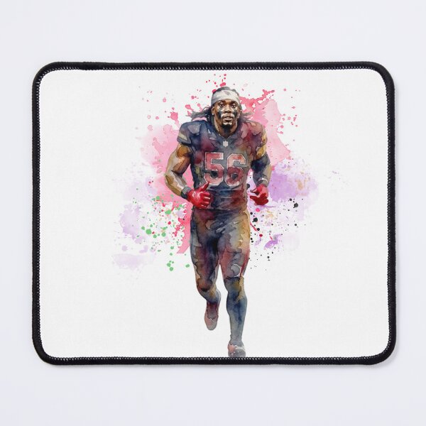 Item preview, American Football Player Cardinals #56 Watercolor Splatter Art designed and sold by Turnersports.