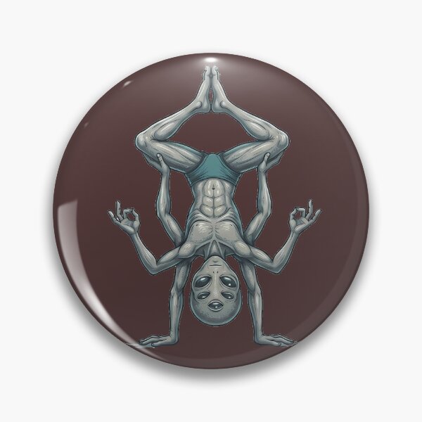 Item preview, Flexibility Level: Extraterrestrial – Alien Yoga Headstand designed and sold by NexxaStoree.