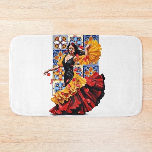 Item preview, Spanish Flamenco Dancer with Azulejo Tiles designed and sold by Szpaku desart .